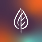 Embers logo on gradient background