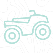 Line art of a four wheeler