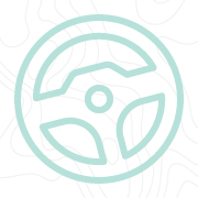 Steering wheel icon