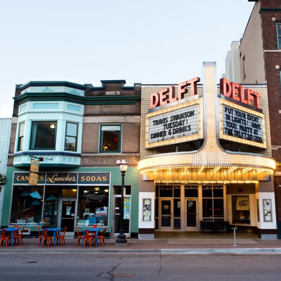 Image of the exterior of Donckers and The Delft Bistro