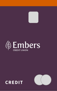 Graphic of an Embers Credit Card