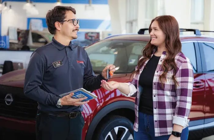 Stella at Riverside car dealership