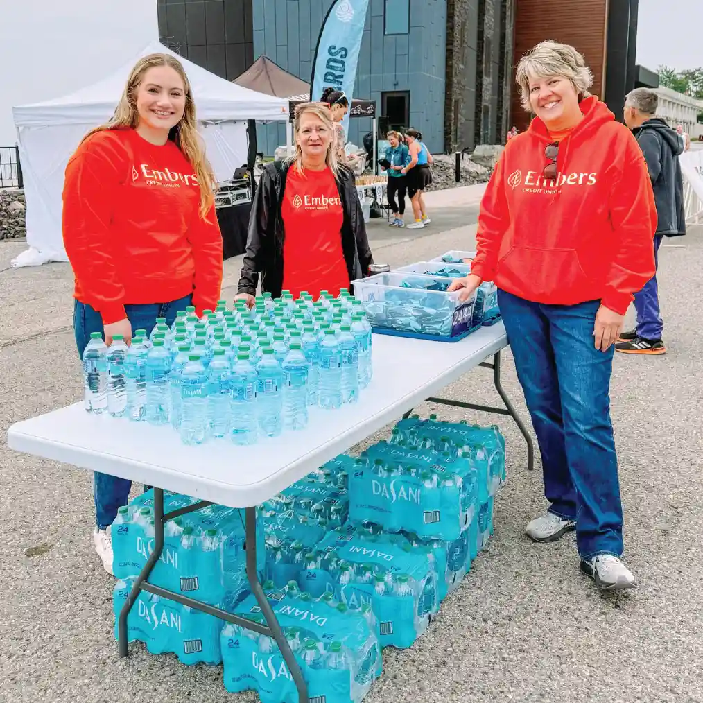 Embers Team Members at MISH Marathon